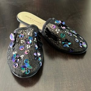 Rock & Candy Sequin and Lace Slip On Mules